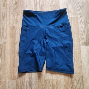 Old Navy Women's Navy High-Rise Bike Shorts